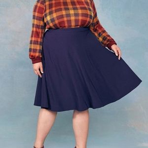 Modcloth Just This Sway A-Line Skirt